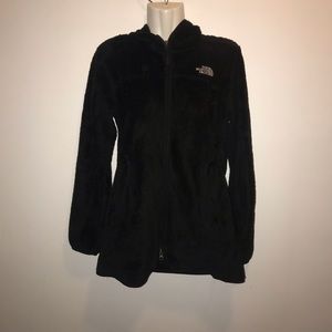 Black oso northface fleece with hood size small